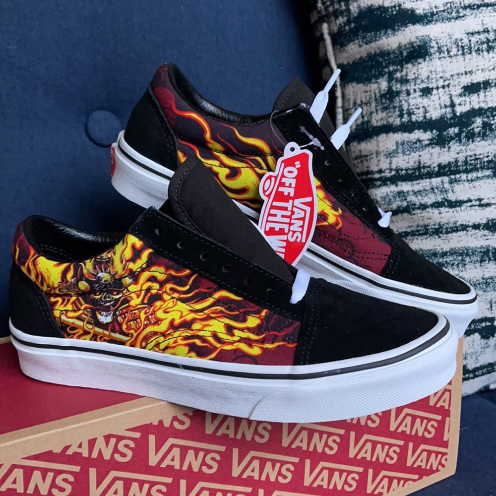 Vans Old Skool Samurai Rising Black/True White MENS - Picture 7 of 16